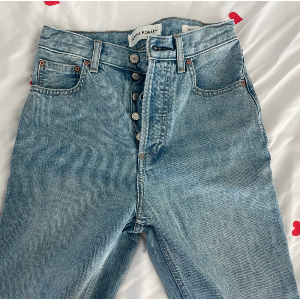 Denim Forum high rise jeans